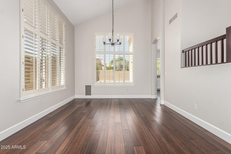 Formal Dining with Natural Light