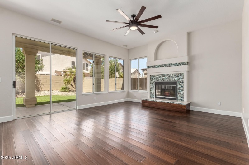 Ahwatuke Family Room with Fireplace