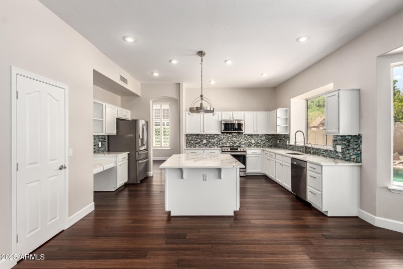 Updated Kitchen with Center Island