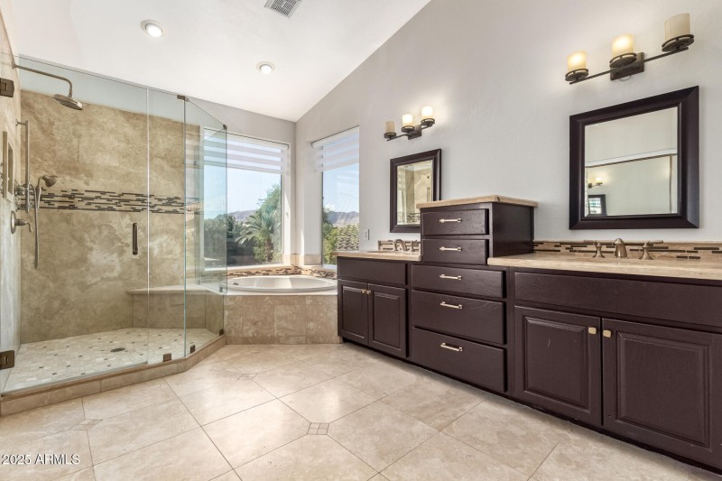 Updated Primary Bath with Dual Vanities