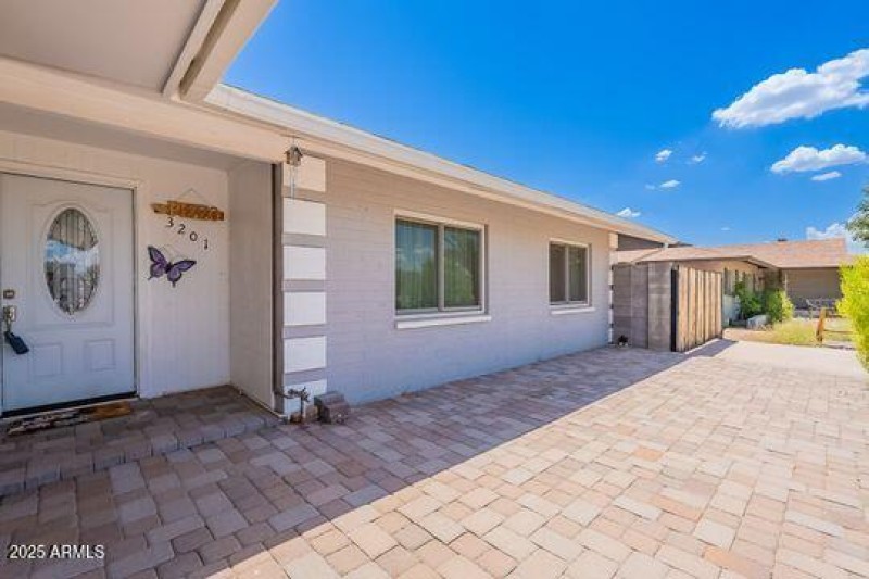 Inviting Front Patio Entry