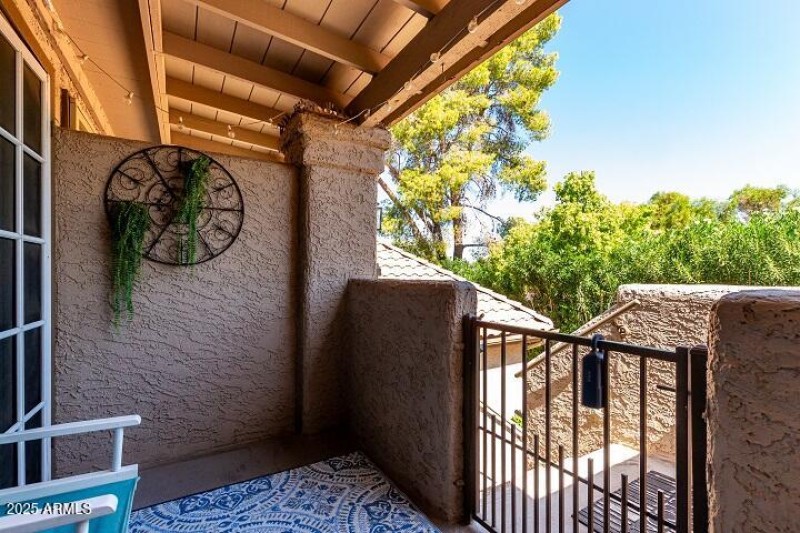 Gated front porch