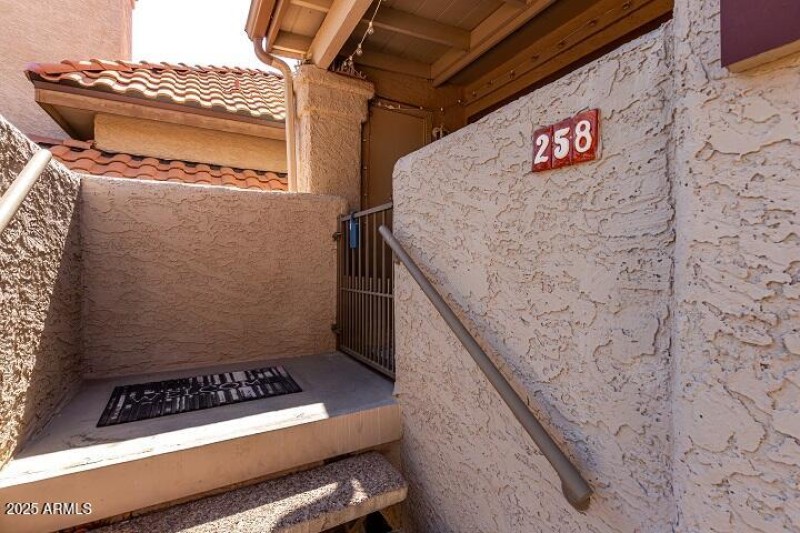 Gated front porch
