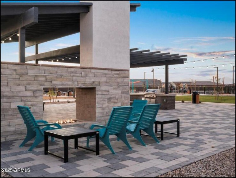 RM pavillion with fireplace