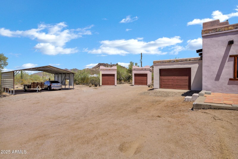 Garage exterior