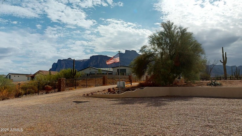 VIEW FROM SIDE YARD