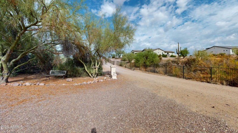 VIEW LOOKING WEST