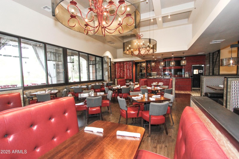 5 Stone and Barrel Dining Room with Wood