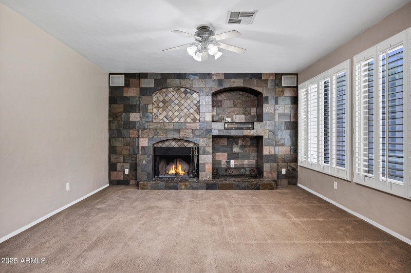 Family Room w/ Fireplace