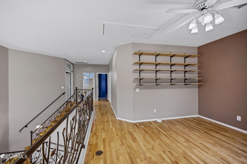 Loft w/ Shelving