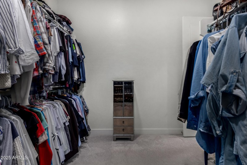Massive primary closet