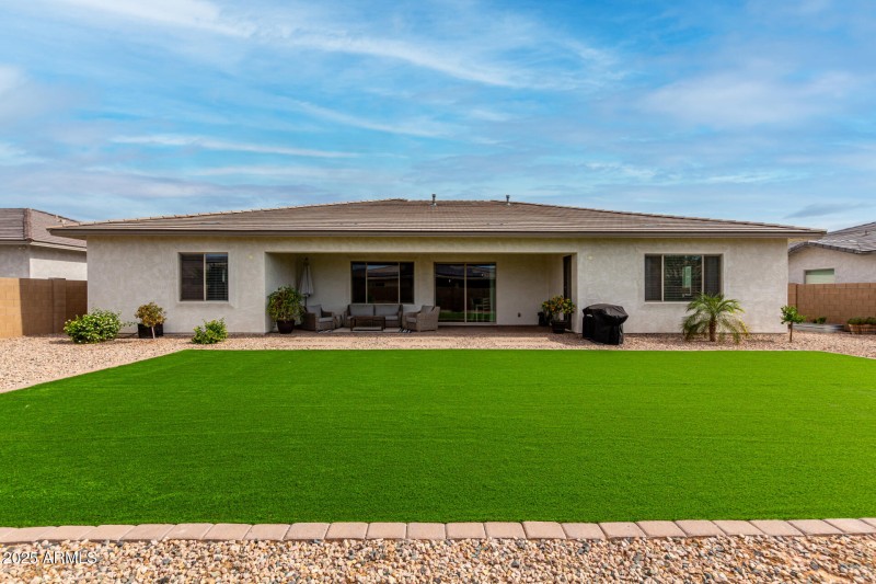 Backyard oasis