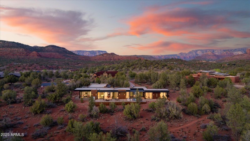 Rear Elevation, Twilight