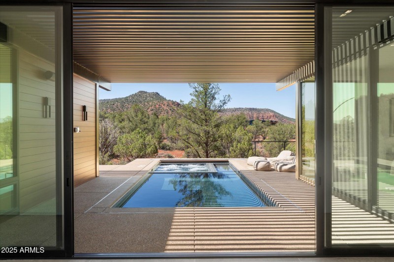 Foyer with Pool View & Access