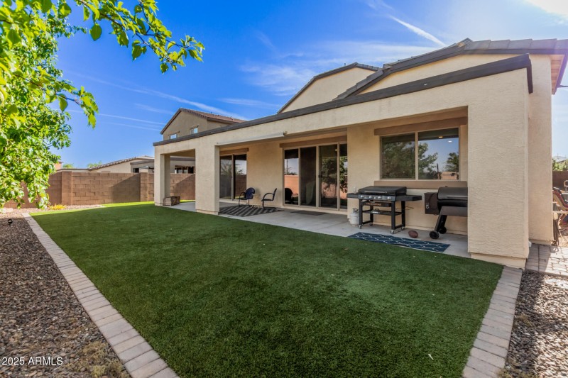 Huge covered patio