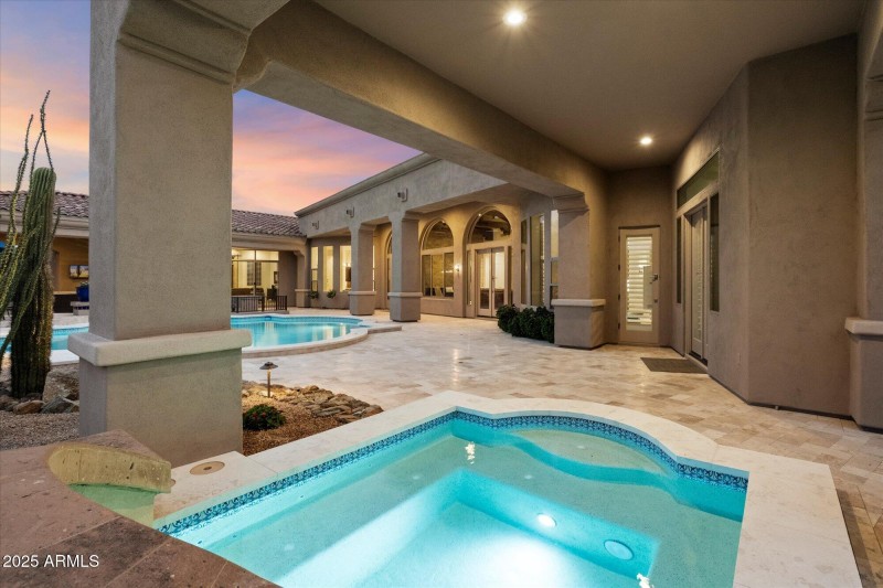 Extensive Covered Patios