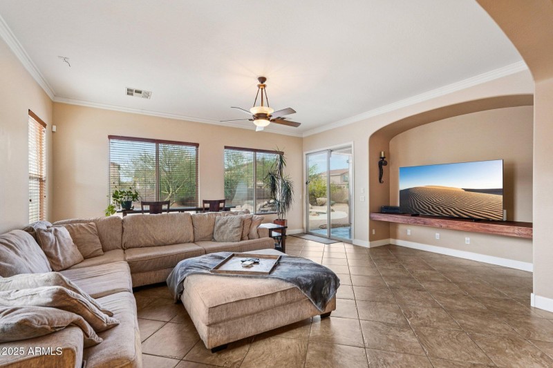 Built-in Entertainment Shelf