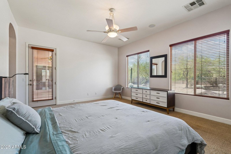 Primary Bedroom- Backyard Access