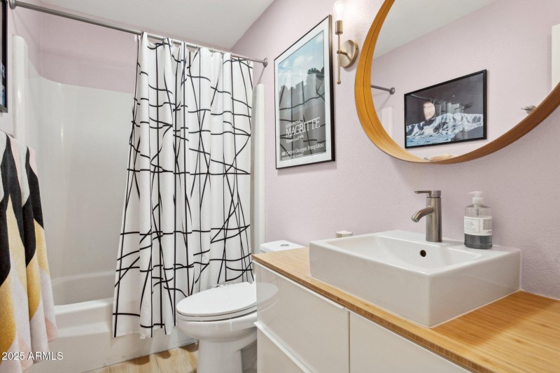 Updated guest bathroom