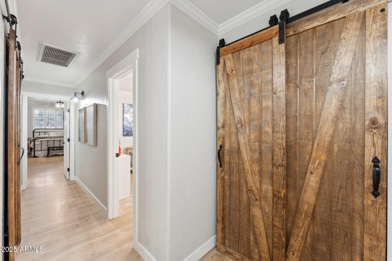 Hallway Detail/Barn Doors