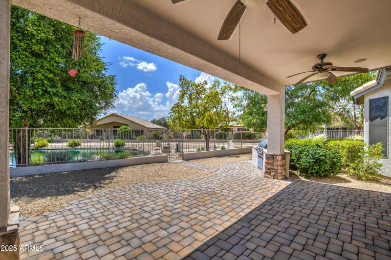 Covered patio