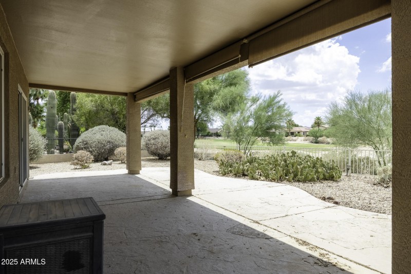 Back Patio View SW