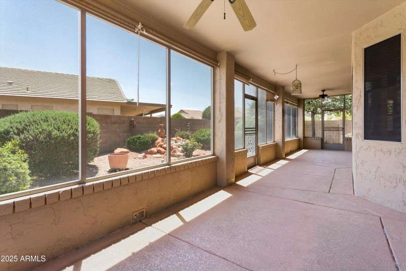 Screened Patio View 2