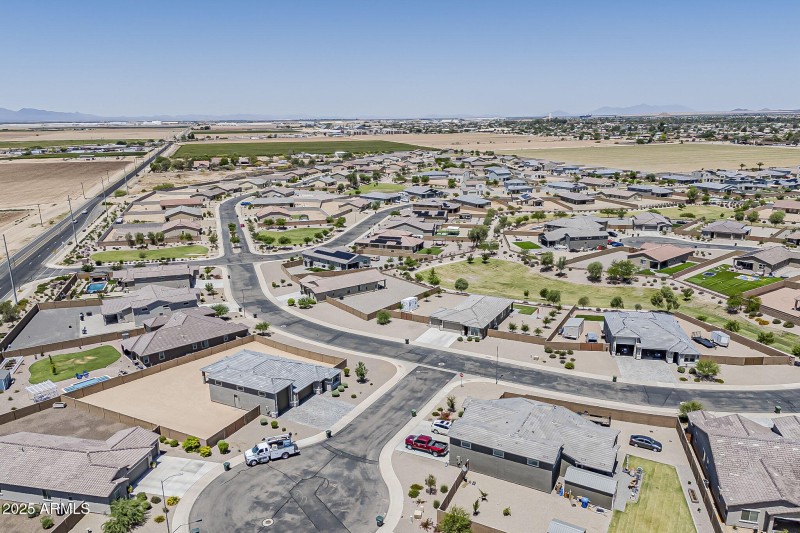 Aerial Corner Cul De Sac Lot