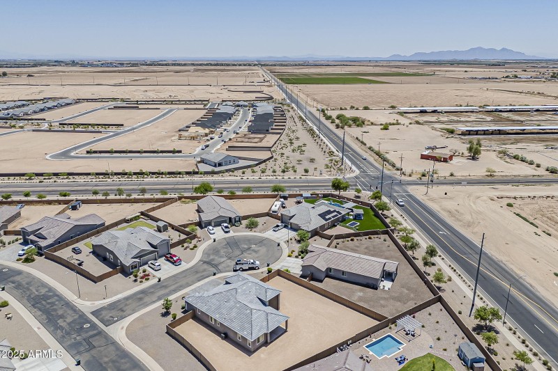 Aerial Corner Cul De Sac Lot