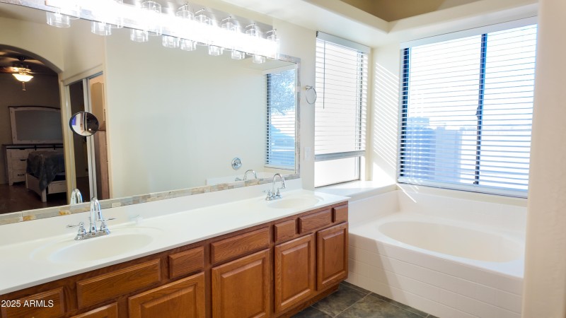 Primary bathroom Blue Sky