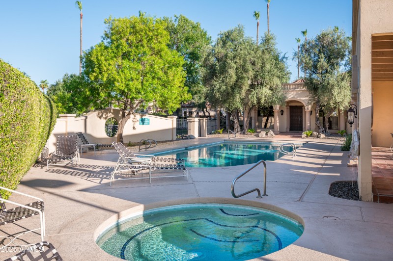 Clubhouse pool and spa