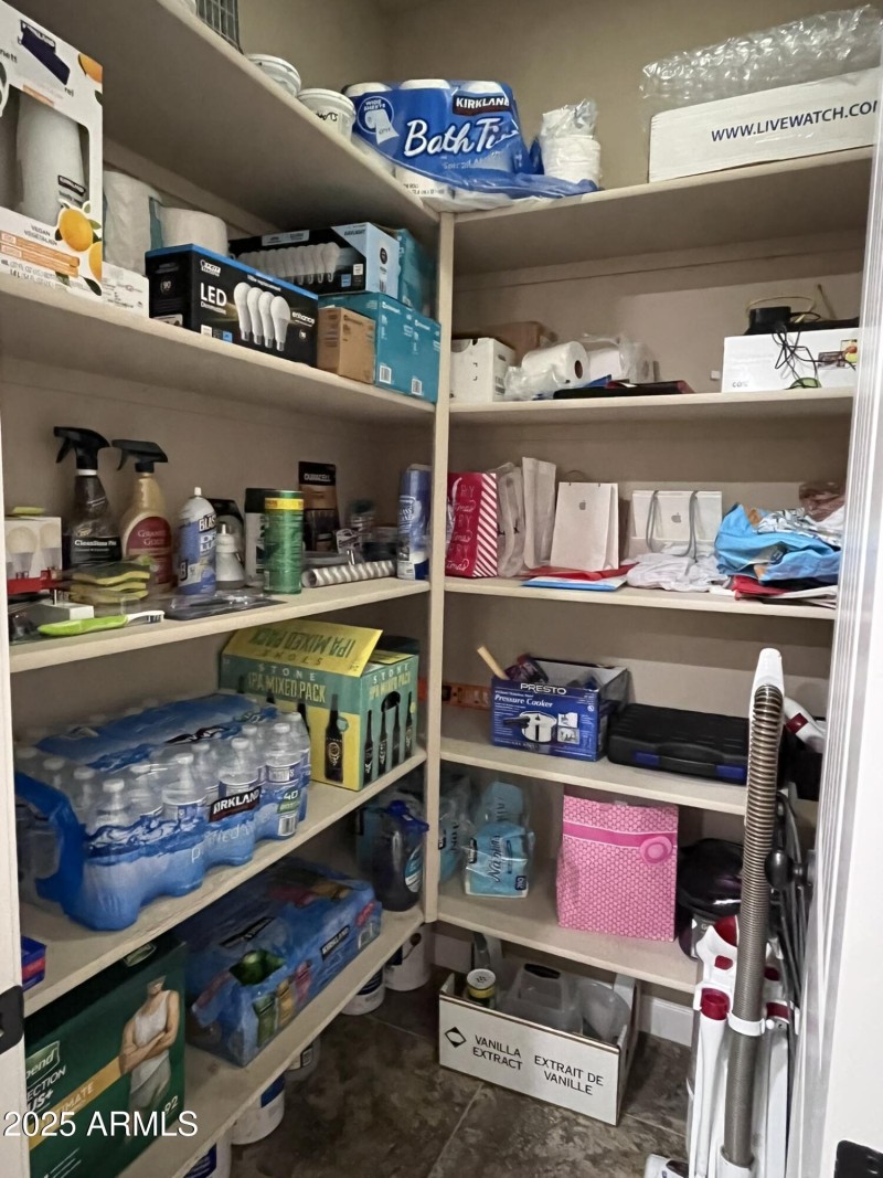 Huge pantry in laundry