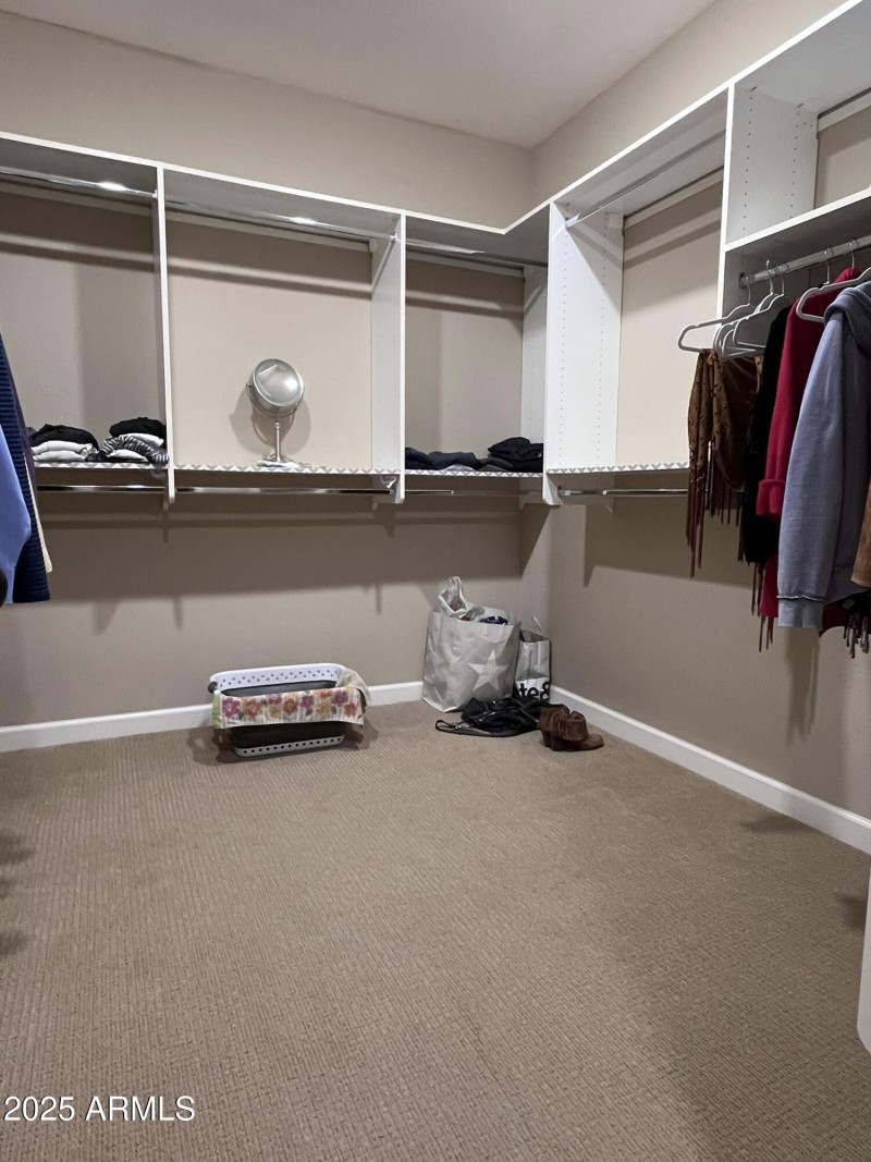 Primary closet
