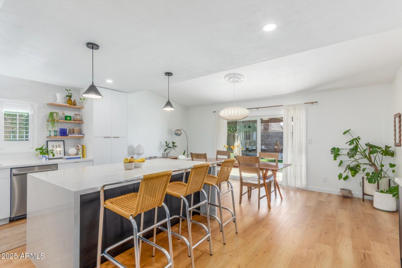 Kitchen Island with eat in counter