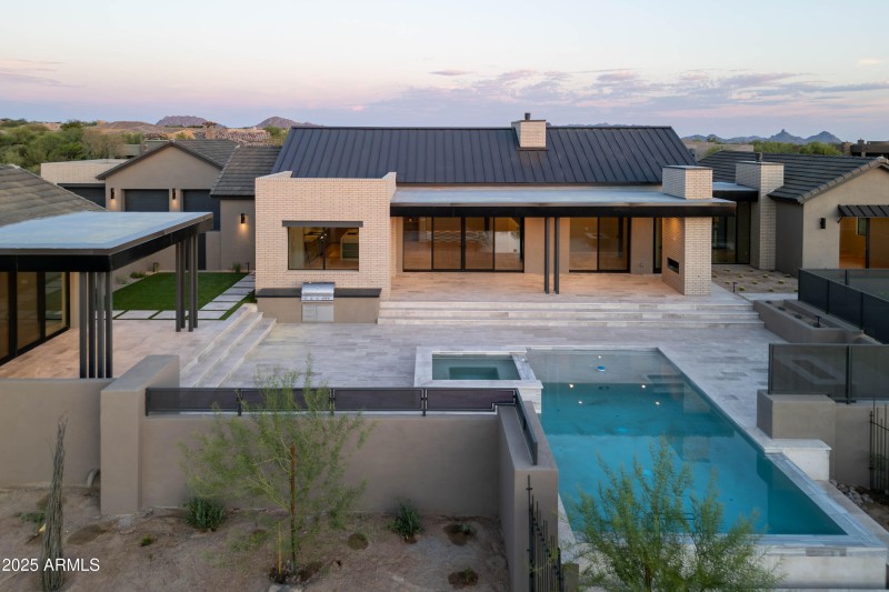 Back patio & Pool