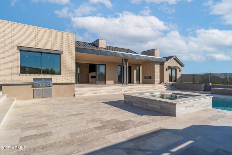 Patio with firepit