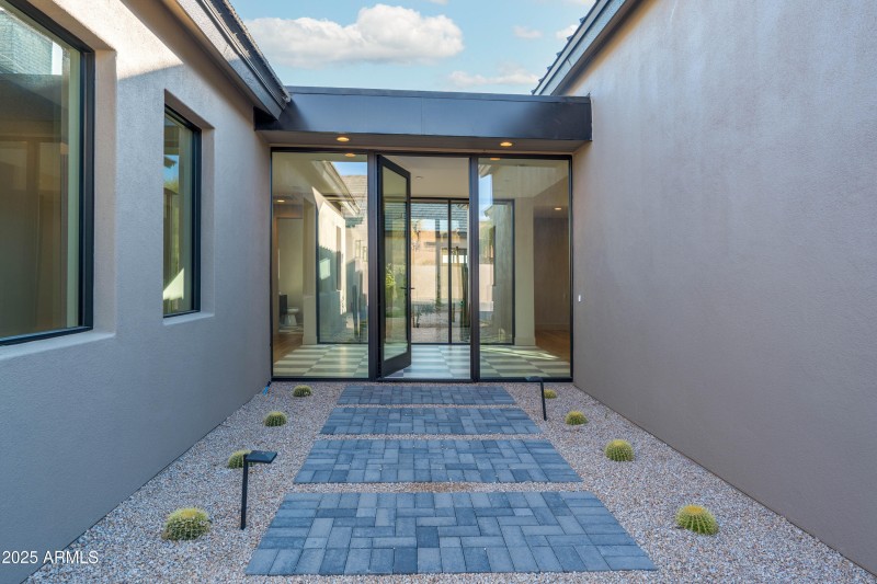 Entry walkway
