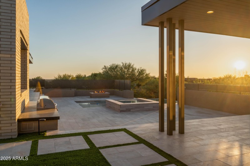 Sunset patio