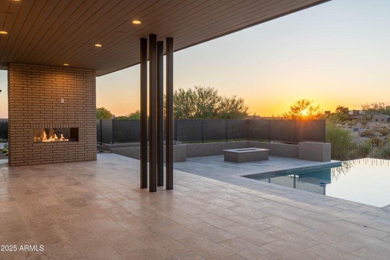 Sunset patio