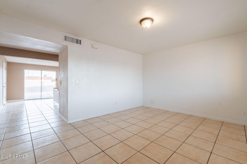 Into main living space