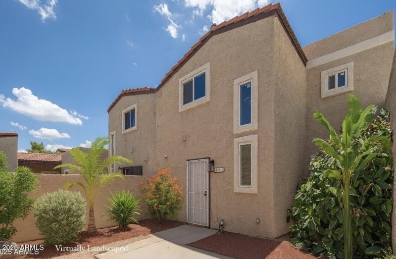 Virtually Landscaped Backyard
