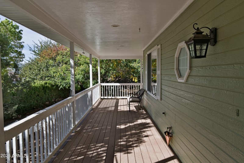 Wrap-around porch