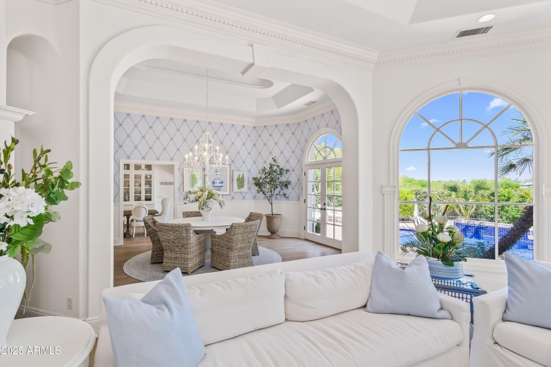Living Room entry to formal Dining Room