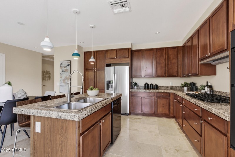 Generous kitchen space