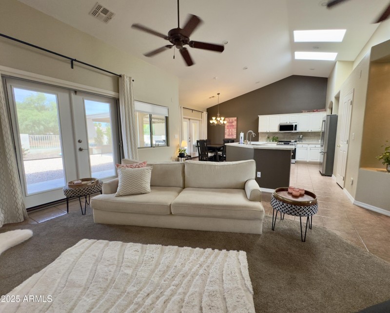 Open living area