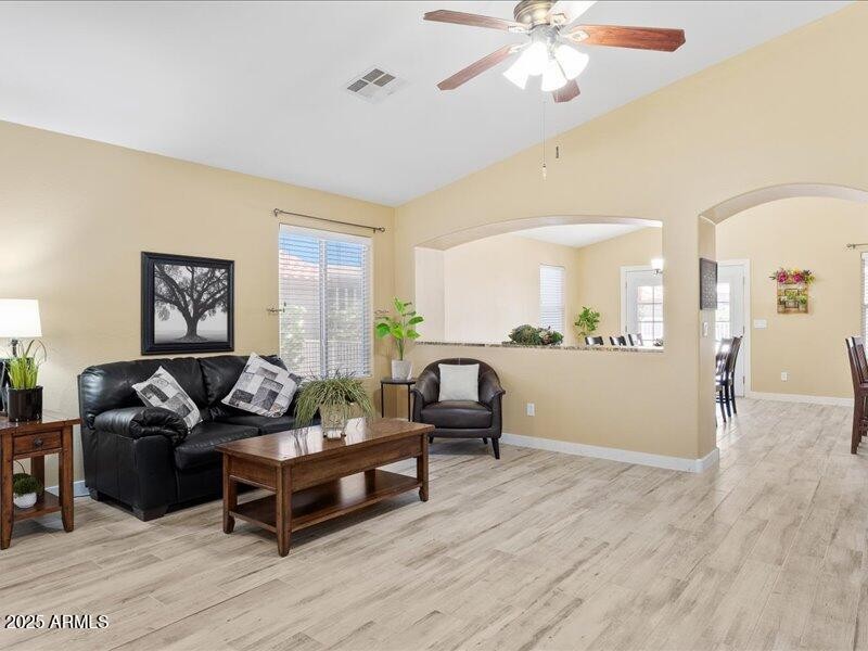 Great room and dining