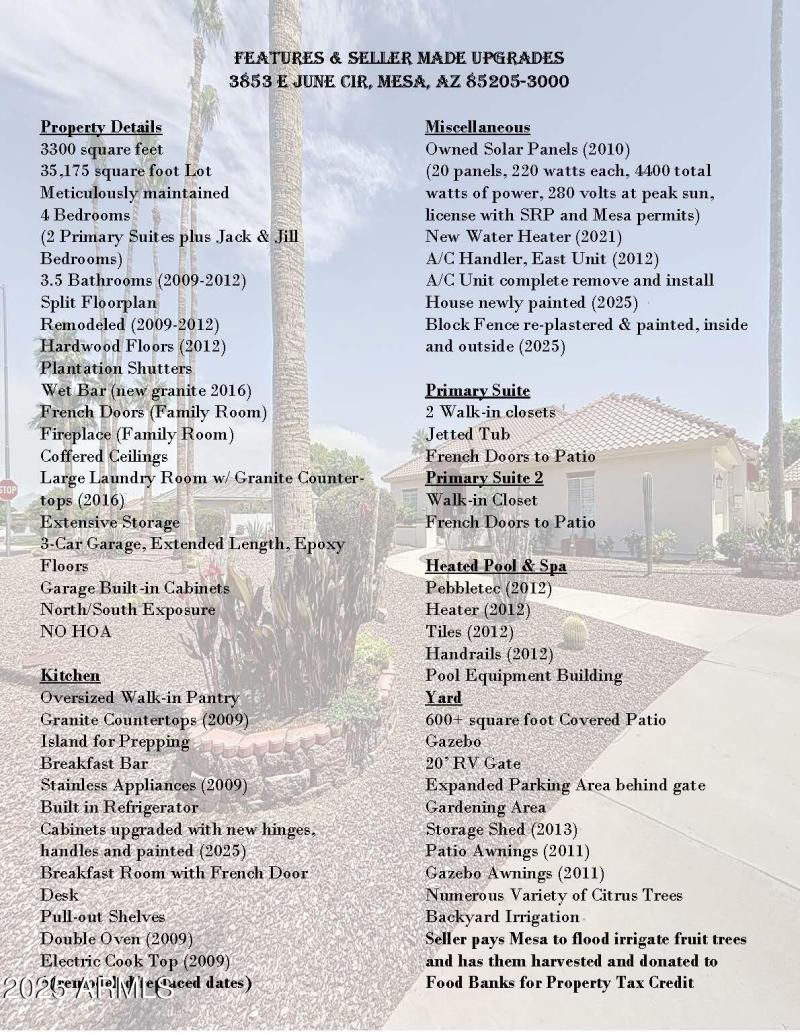 Features Upgrades