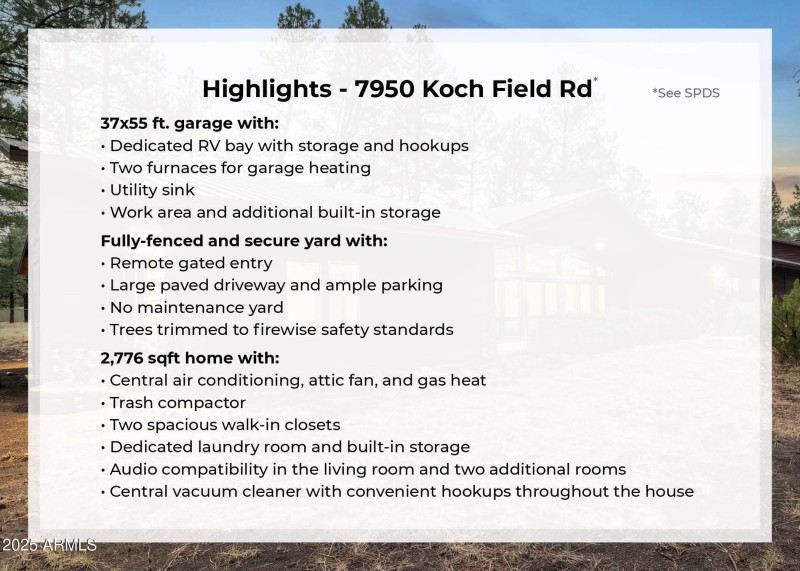 Koch Field Highlights