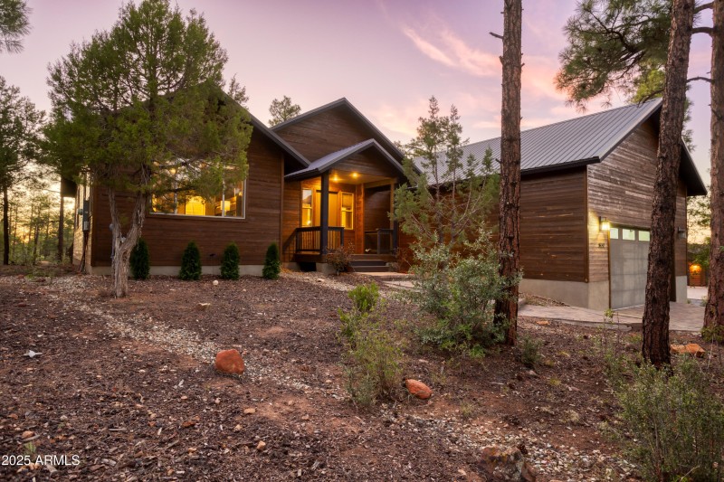 A cabin look, but modern build