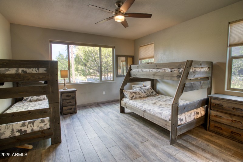 Dresser and walk-in closet here too